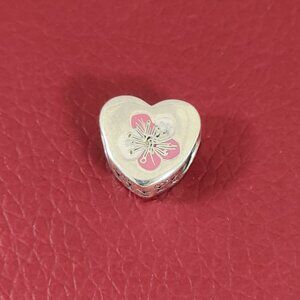 Pandora Limited Edition Hawaiian Flower Heart Charm S925 for Bracelet Pendant